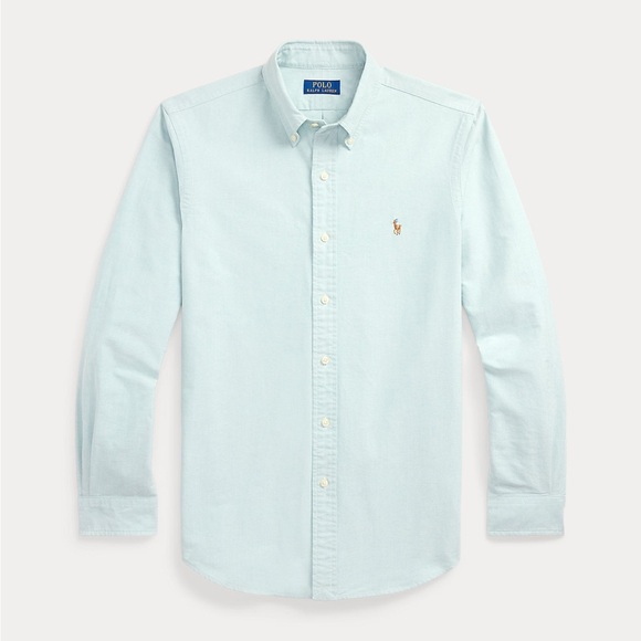 Ralph Lauren Men's Classic Fit Oxford light blue-green XXL - Picture 11 of 11